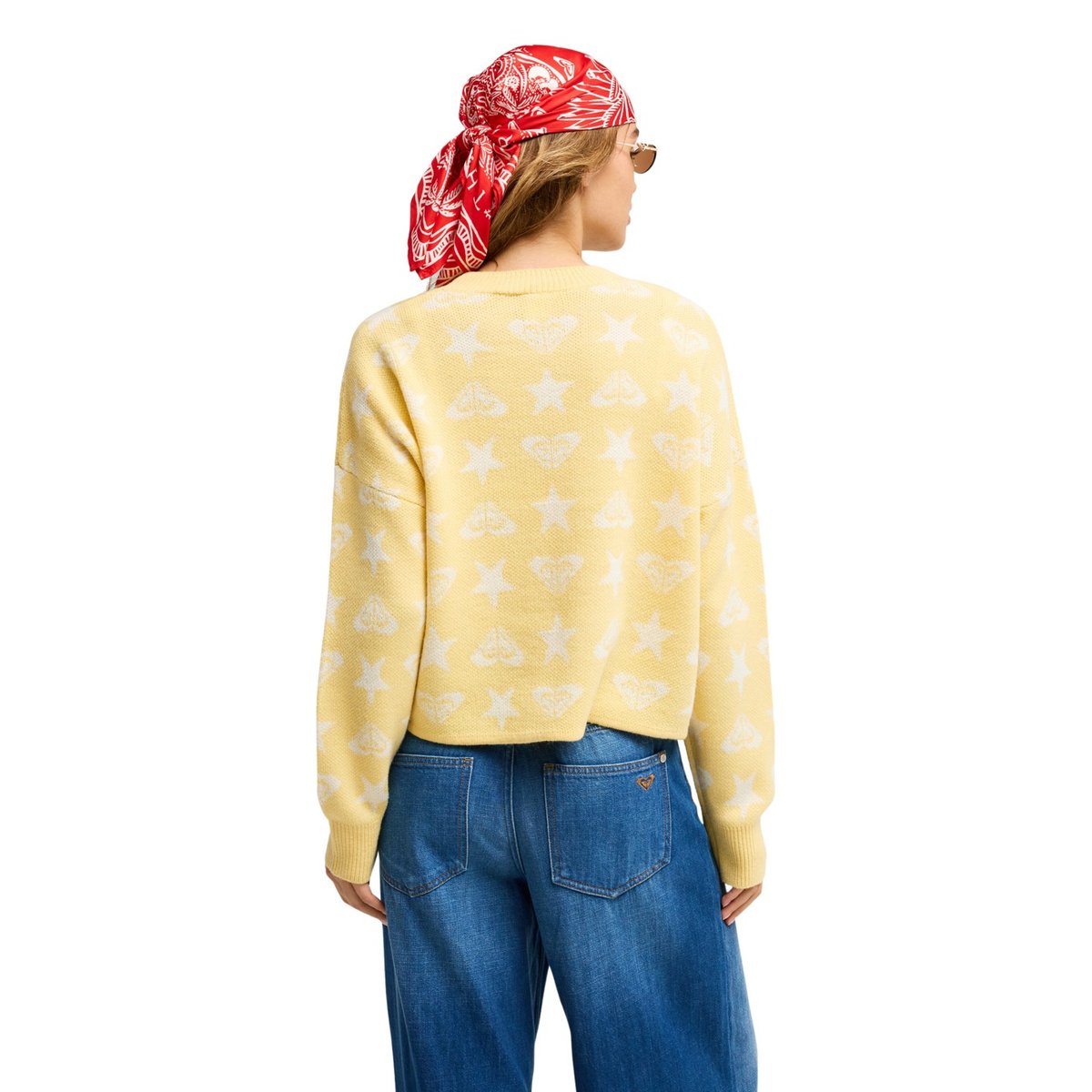 Pull MESSY STAR. jaune golden haze, ROXY