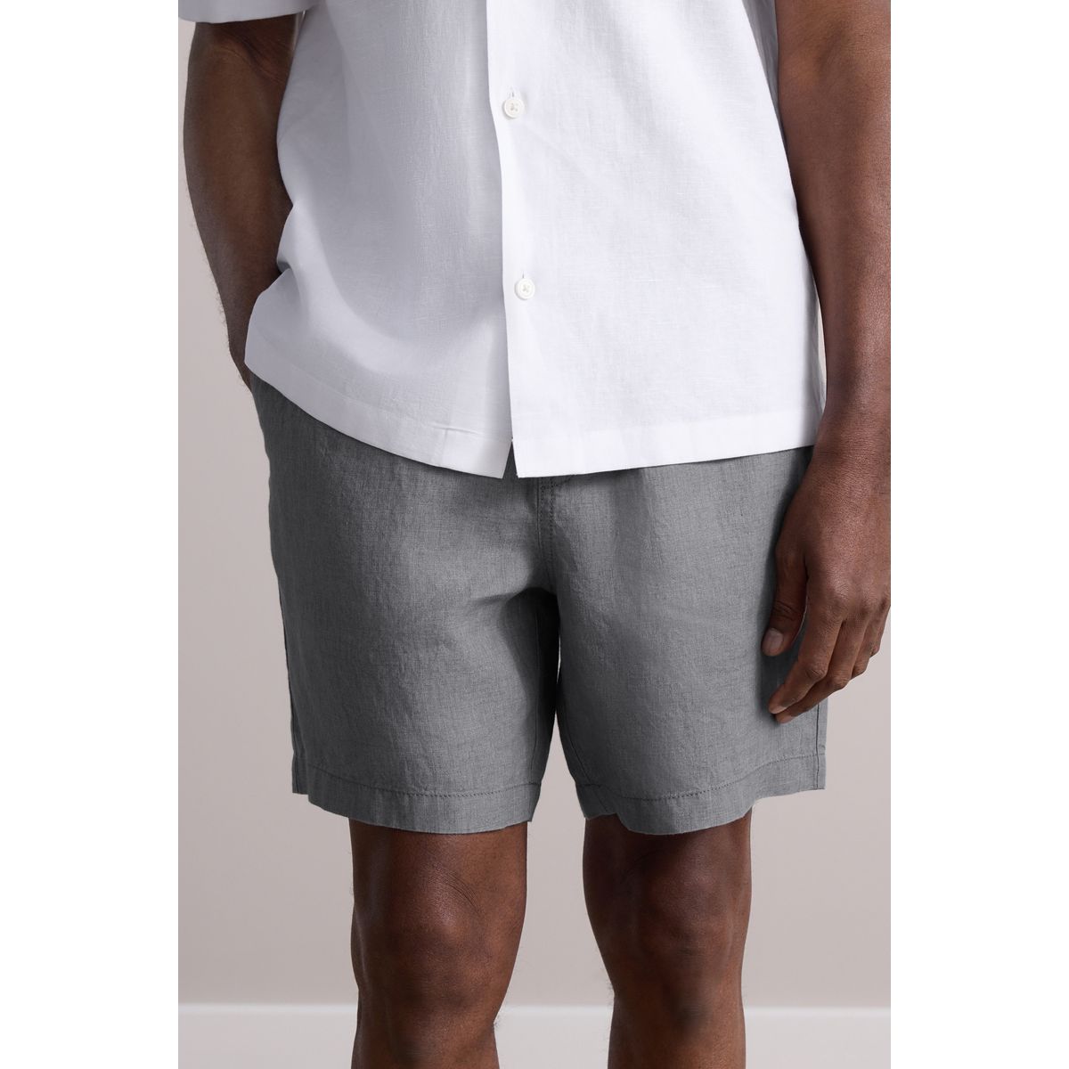 Short avec cordon de serrage vert sauge, NEXT