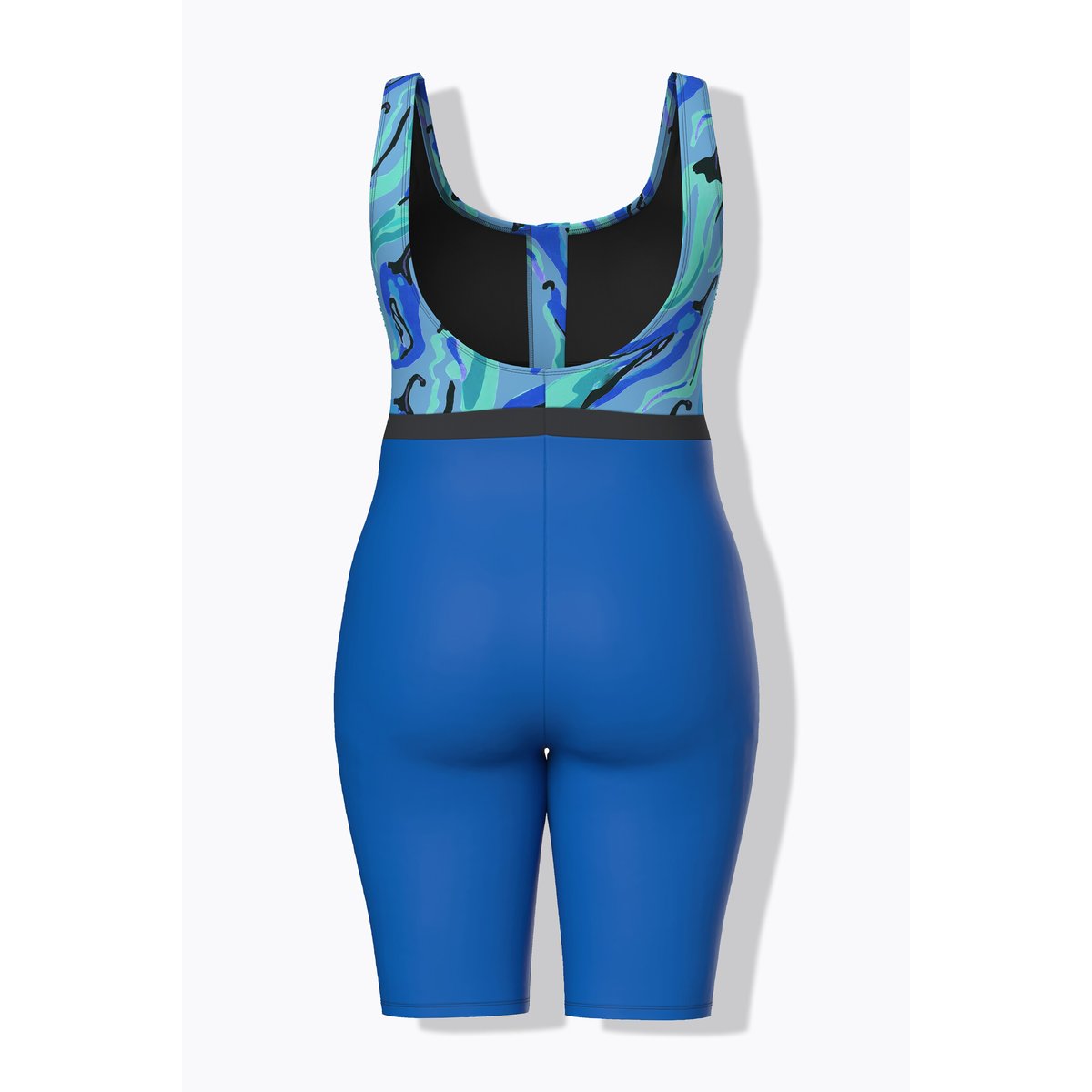 Maillot de bain sans bonnets souples bleu roi, ULLA POPKEN