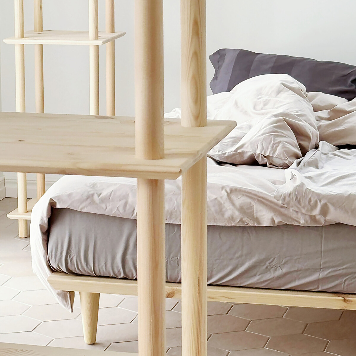 Etagère Elégance - 185X80 bois clair, EUROPE & NATURE