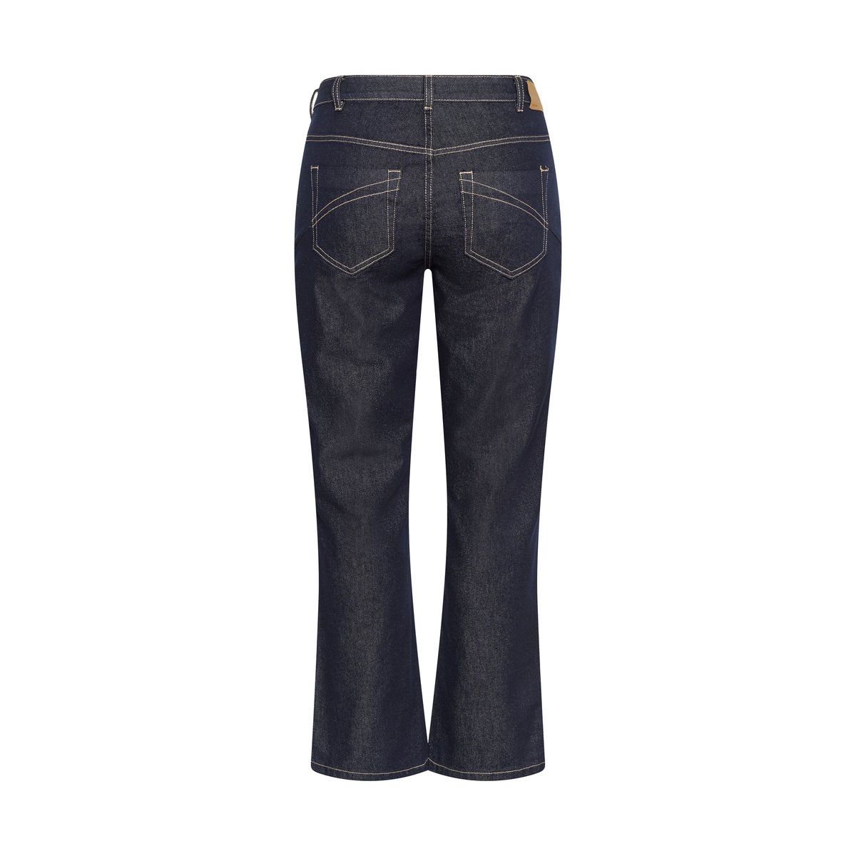 Jeans bleu dark blue unwashed denim, KAFFE CURVE