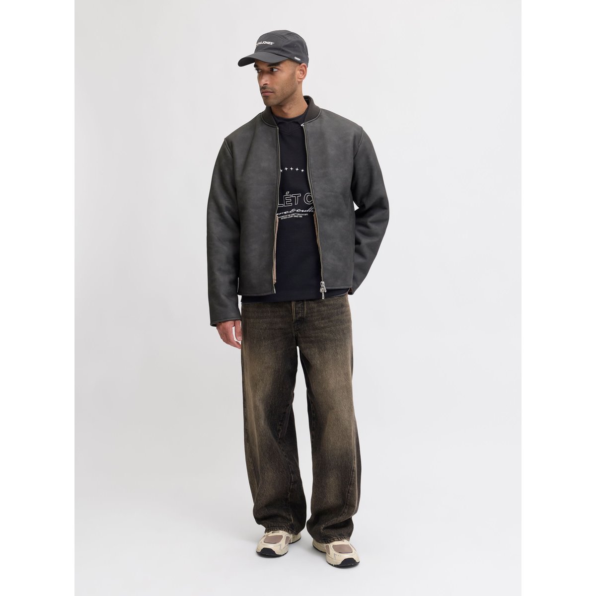 Sweat-Shirt noire - black, JACK & JONES