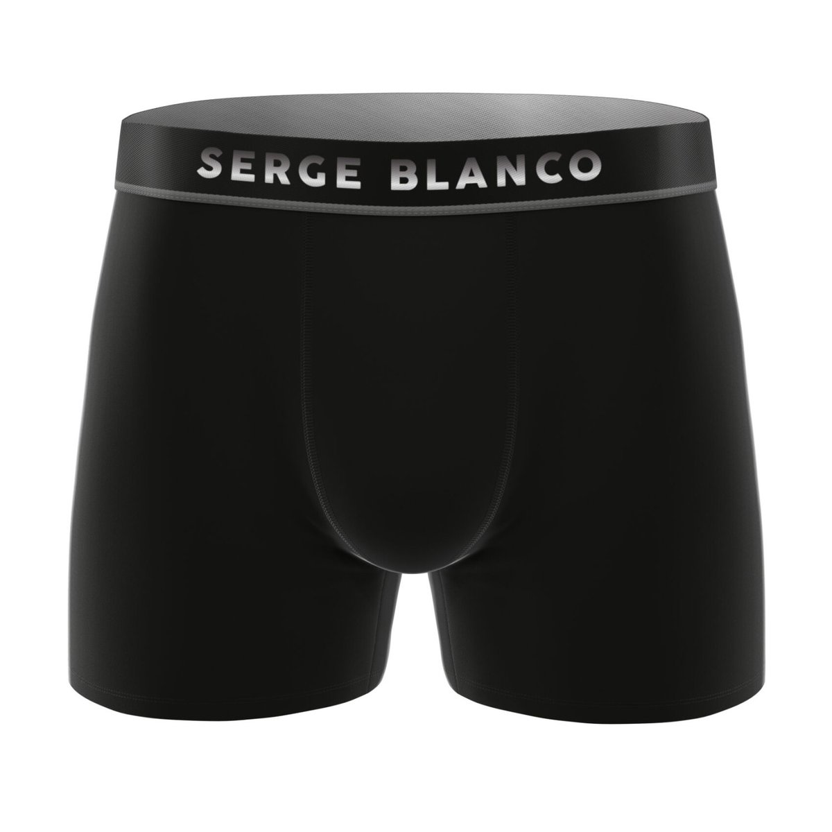 Lot De 3 Boxers Microfibre kaki/orange/gris clair/jaune/noir/blanc, SERGE BLANCO