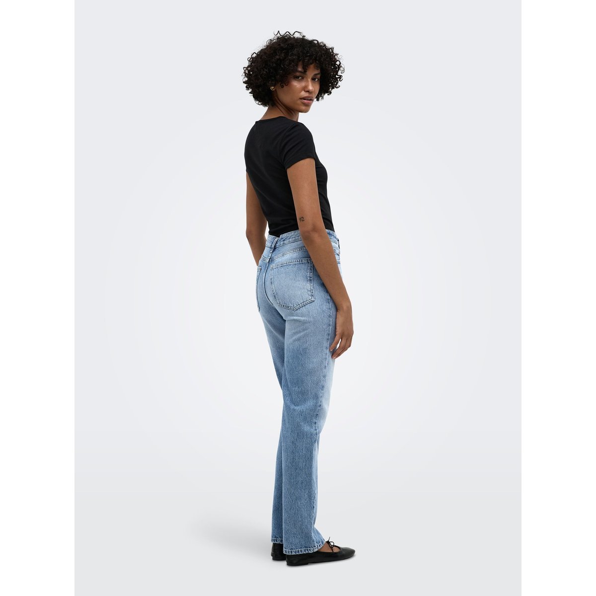 Jean Coupe Droite medium blue denim, ONLY