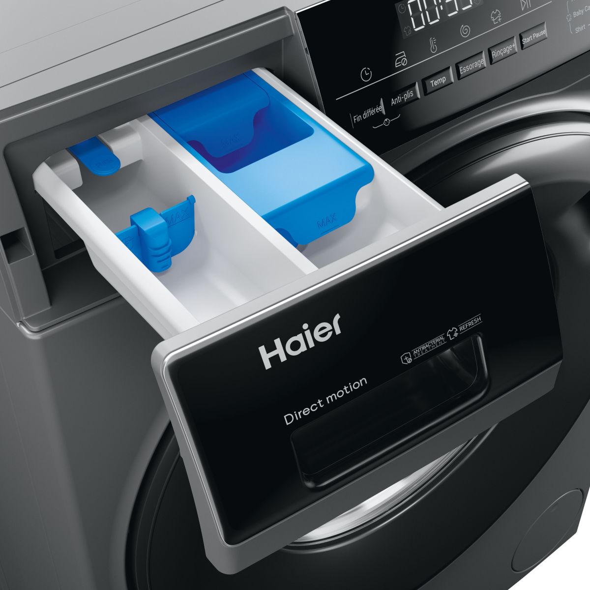 Lave linge hublot HW90-B14939S8-FR silver, HAIER