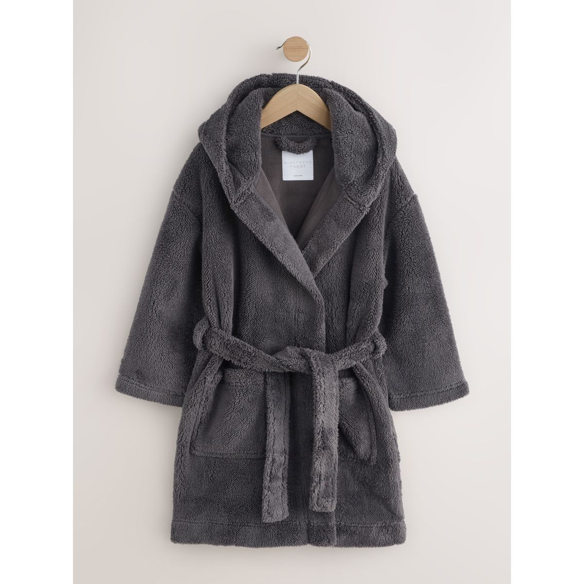 Peignoir en polaire gris, NEXT
