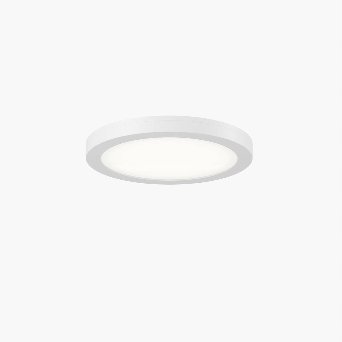 Plafonnier en aluminium moderneLED, Aureka blanc, PRIOS
