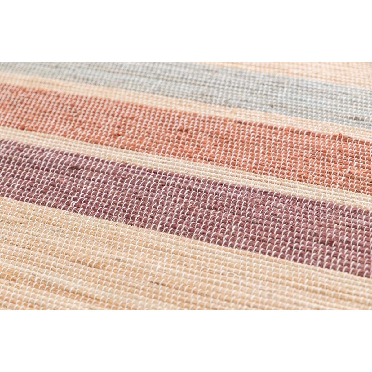 Tapis design en jute tissé main GARRIGUE palette colorée, AFK LIVING
