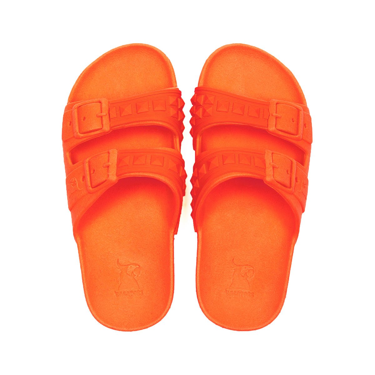 Sandales plates Enfant BELEM orange fluo, CACATOES