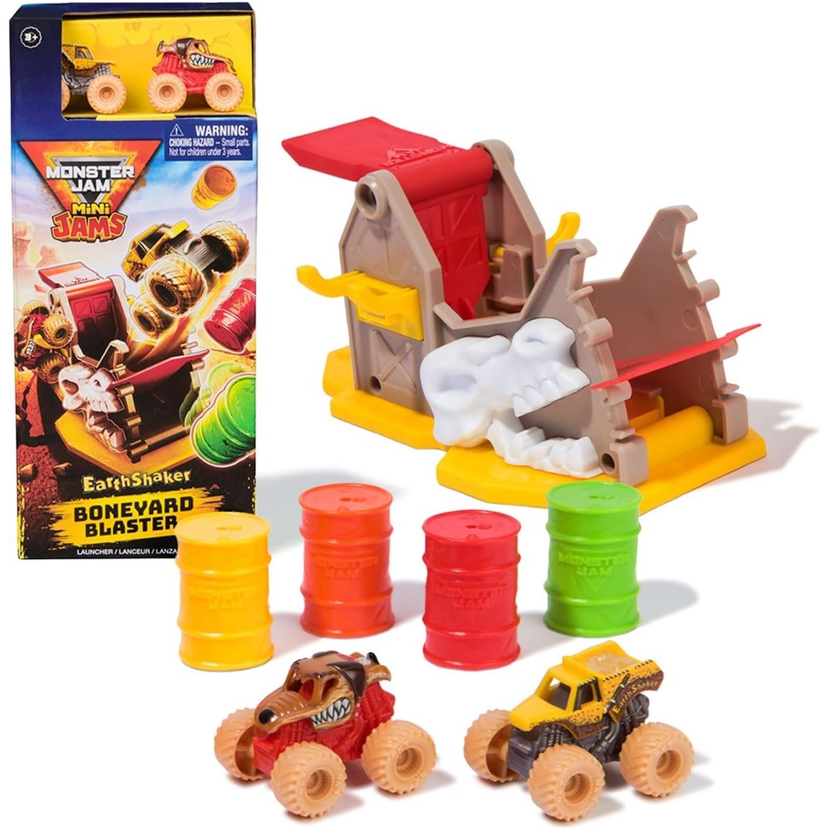 Monster Jam - Jeu de mini-lanceur multicolore, SPIN MASTER
