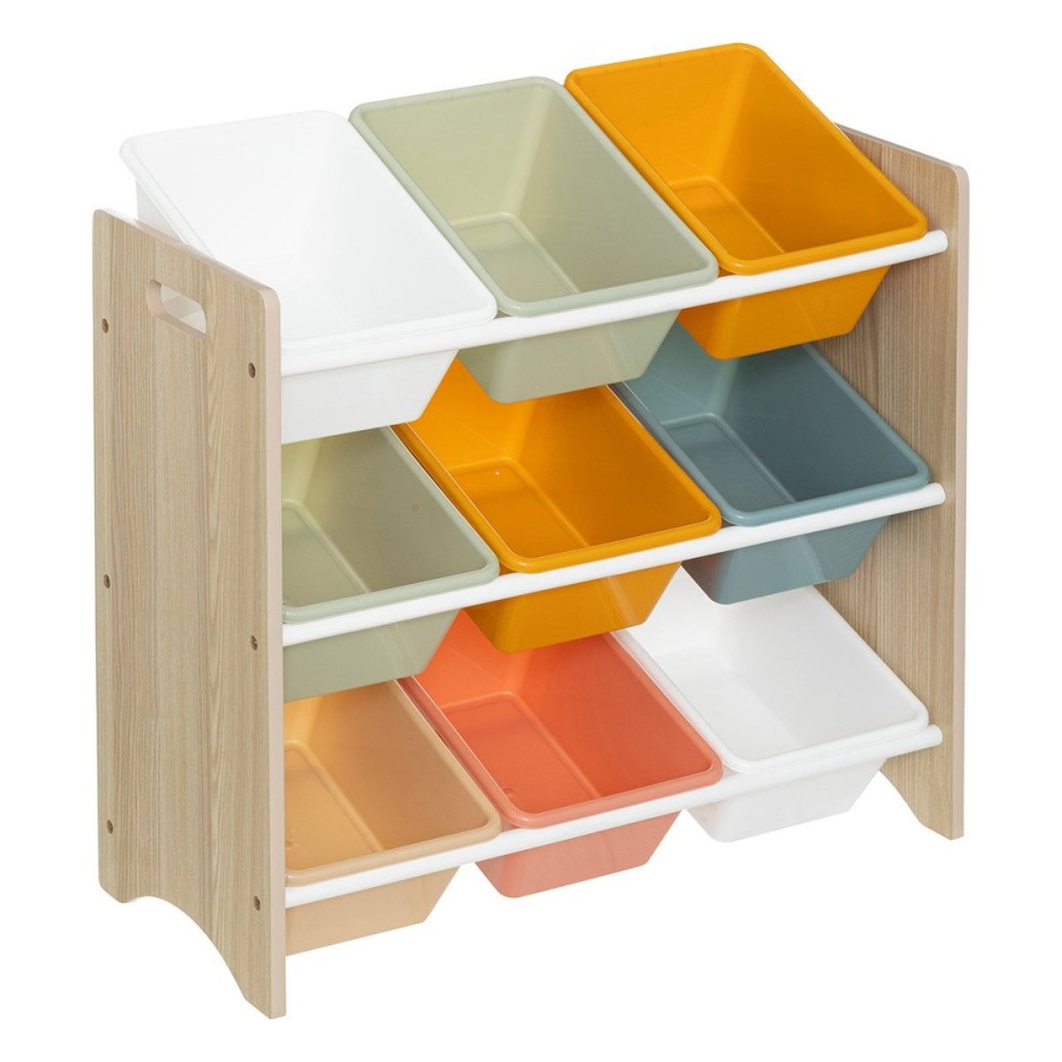 Meuble de rangement 9 bacs Play blanc, ATMOSPHERA