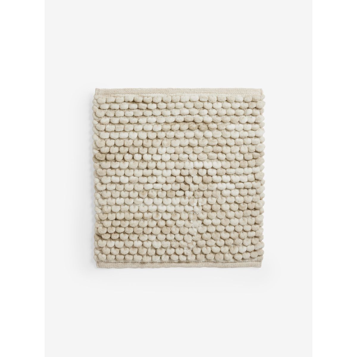Tapis de bain à pompons naturel, NEXT