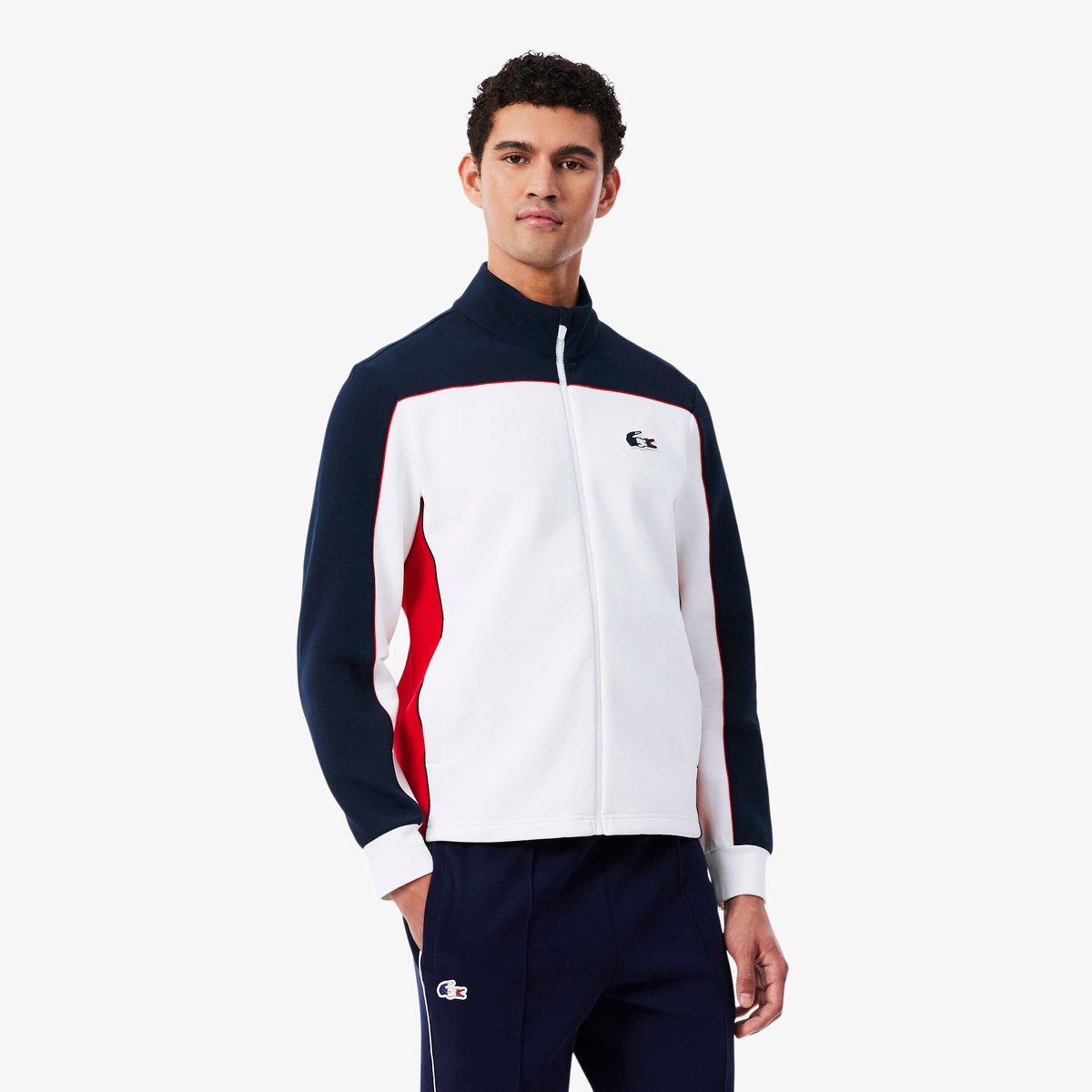 Veste cérémonie Équipe de France de tennis bleu-law, LACOSTE