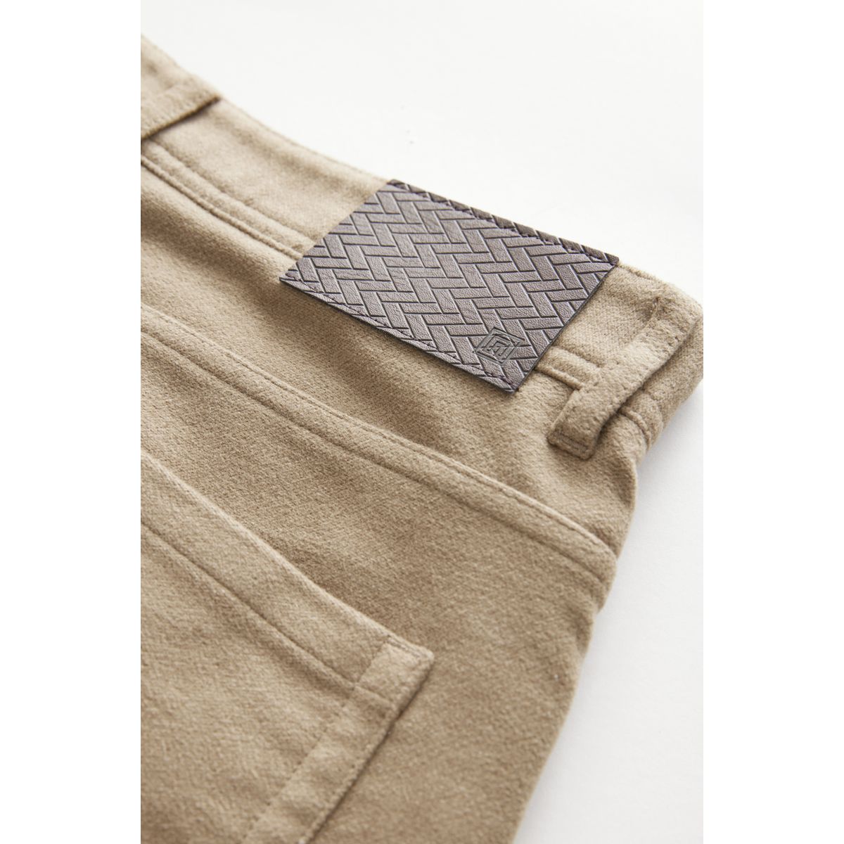 Pantalon chino droit grège, NEXT
