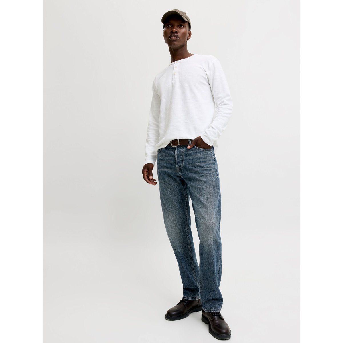 Jean Coupe Décontractée dark blue denim 1, JACK & JONES