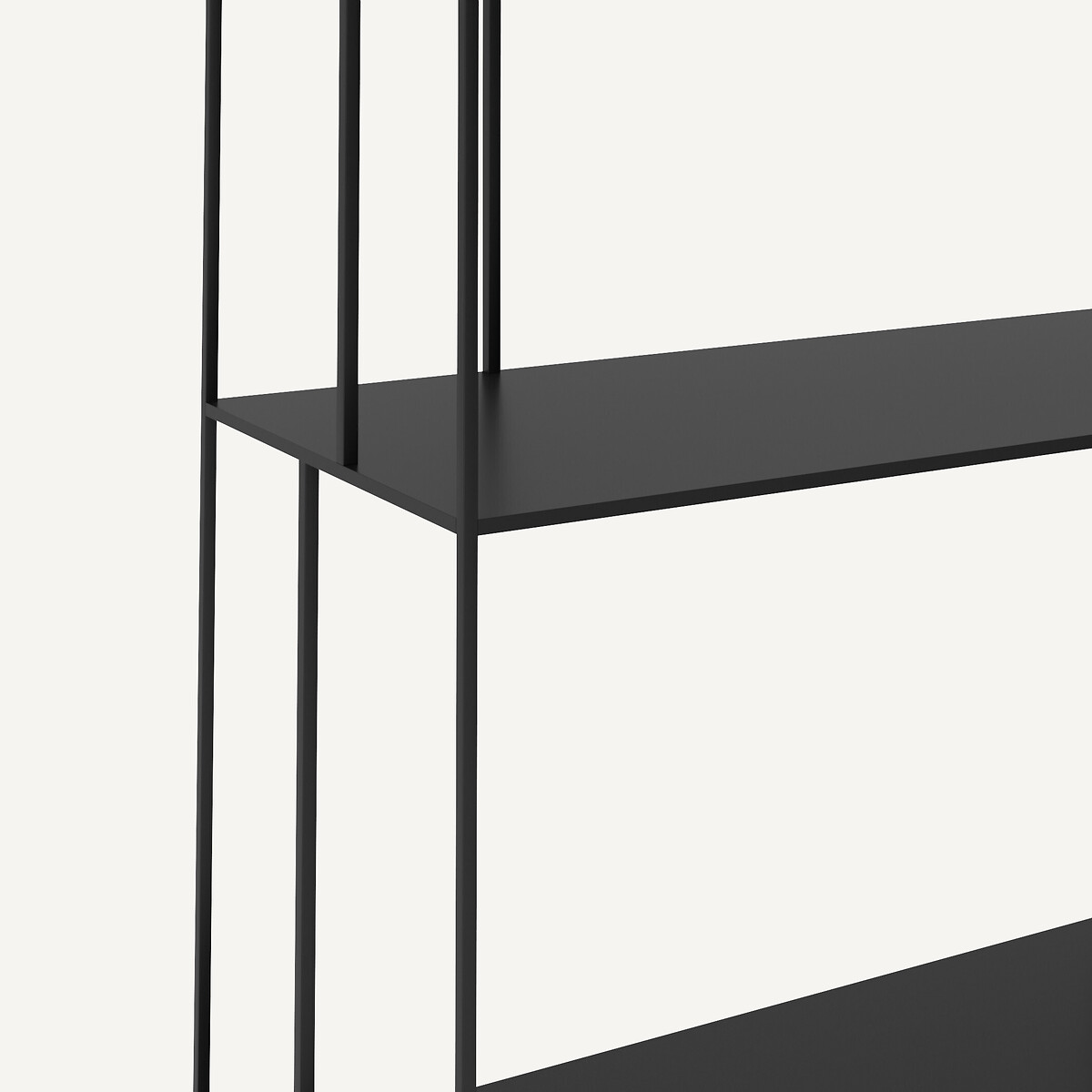 Bibliothèque métal acier H320 cm, Parallel XXL noir, AM.PM