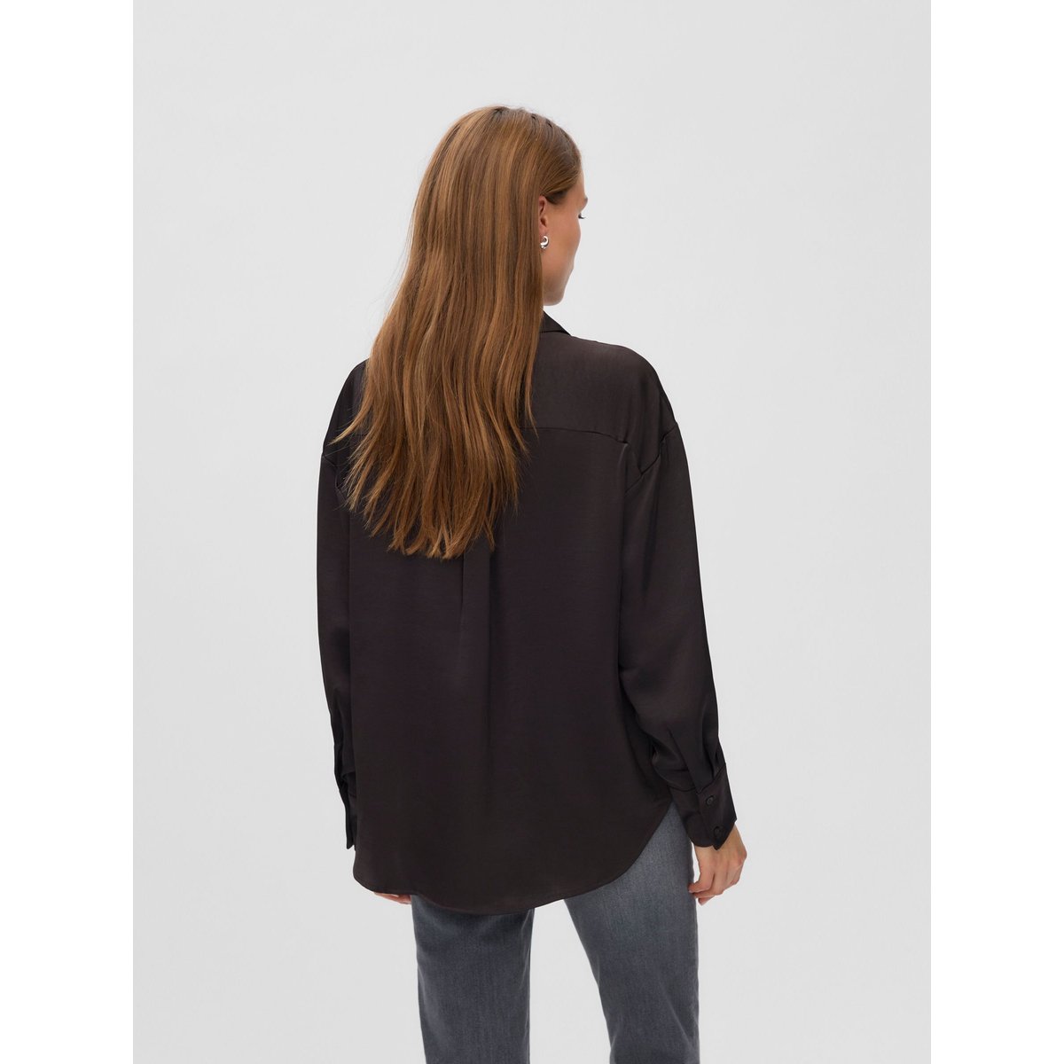 Chemise marron - chocolate torte 1, VERO MODA