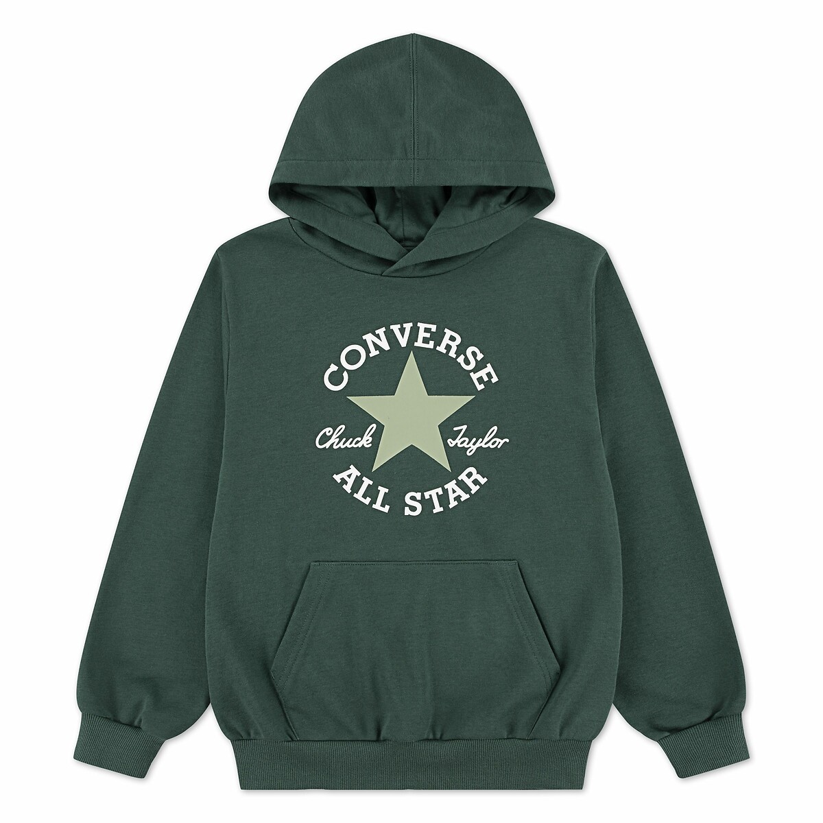 Noni Fleece Hoodie green, CONVERSE