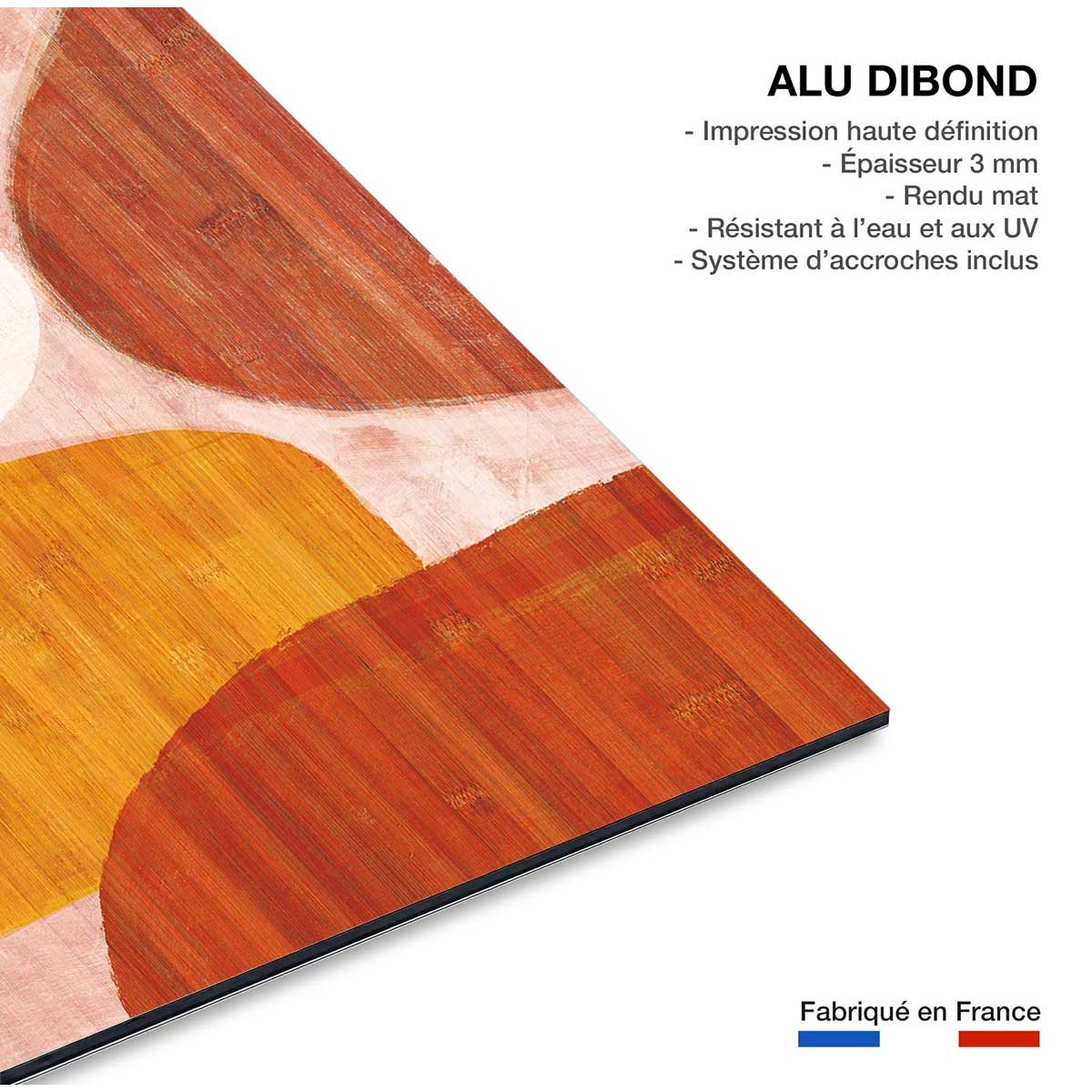 Tableau melamine tableau alu dibond, HEXOA