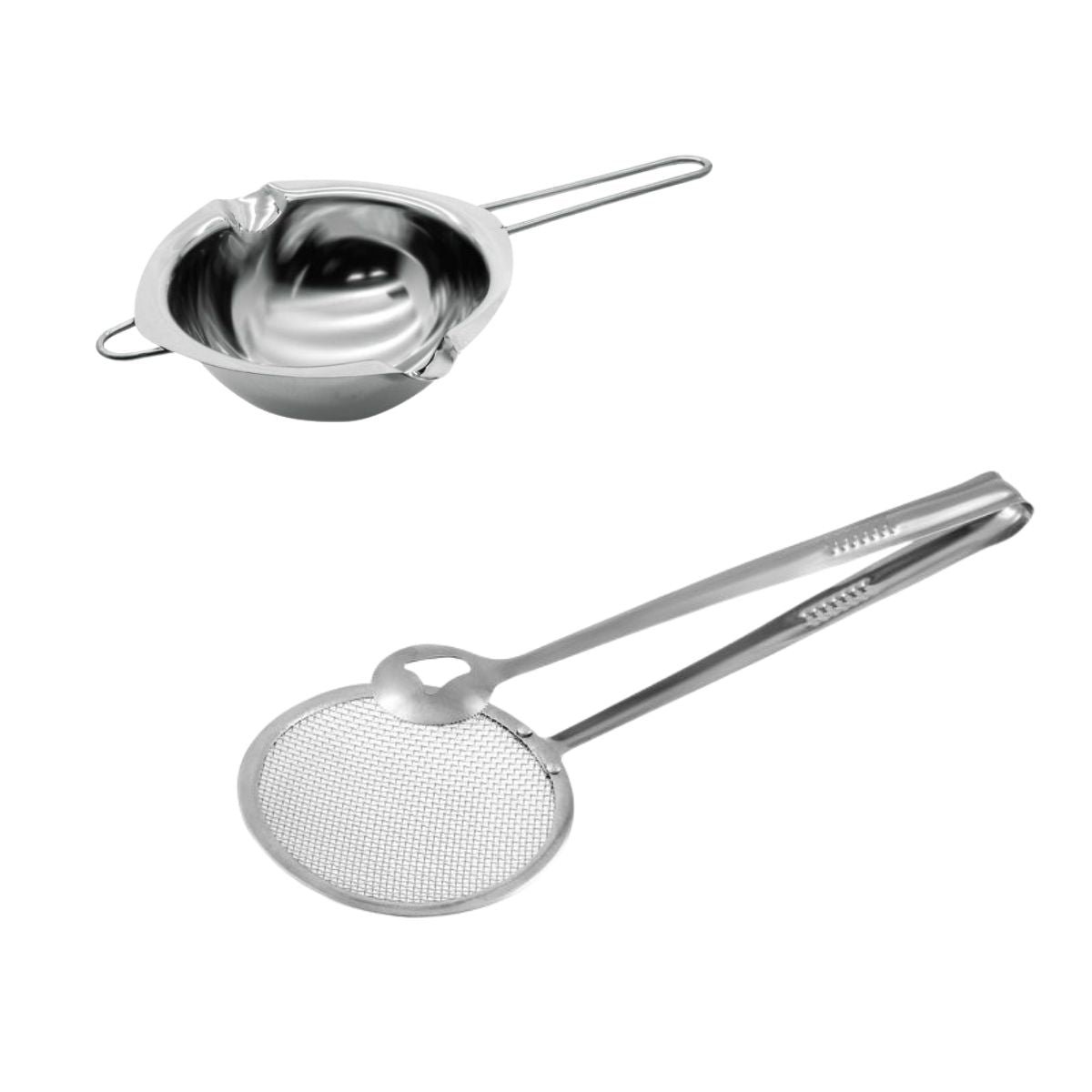 Service à bain marie et pince à friture beignets SMART PASTRY gris, ZENKER