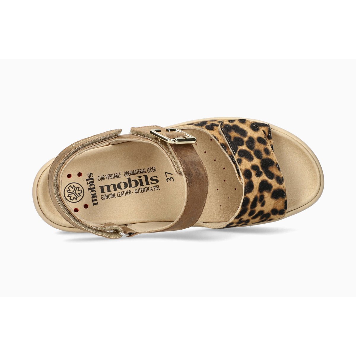 Sandales en cuir RORY marron brown 5149, MEPHISTO