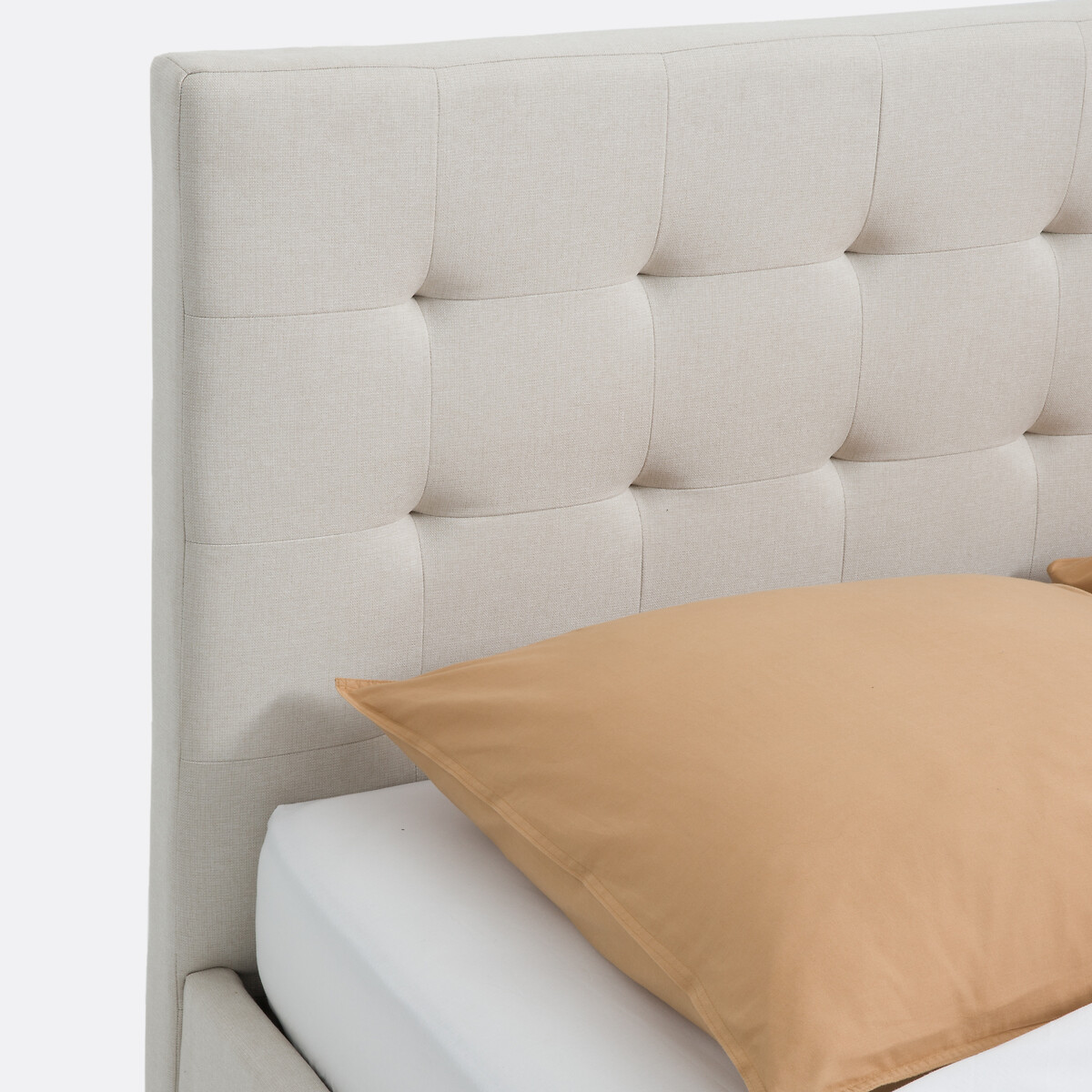 Lit coffre avec sommier relevable, Gennie beige, LA REDOUTE INTERIEURS