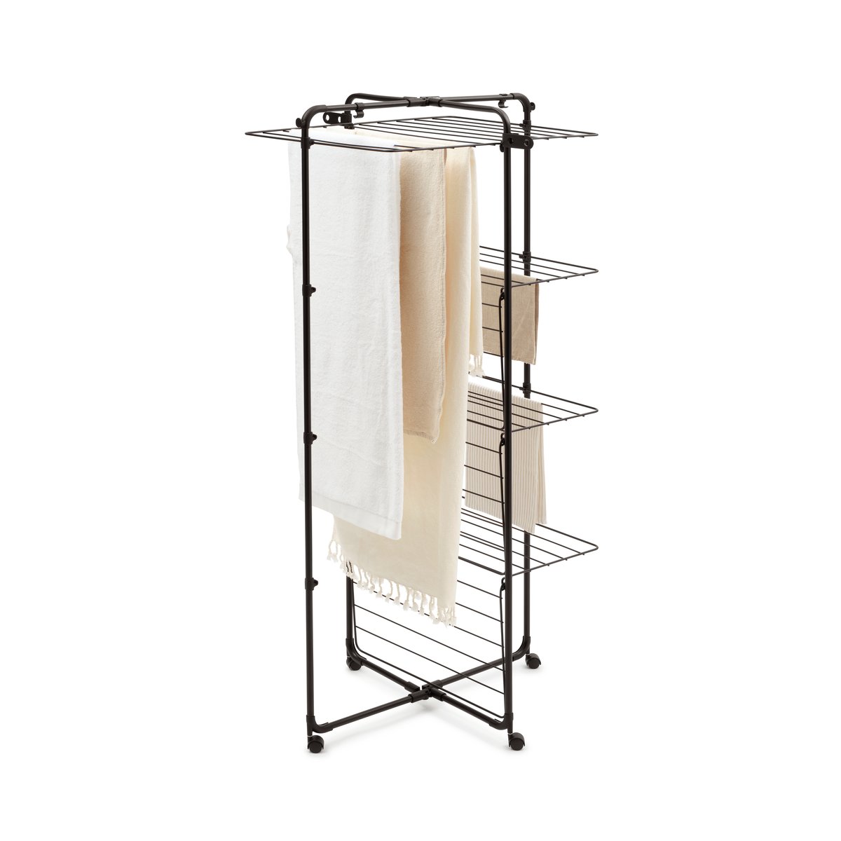 Séchoir à linge HANGON matt black, BRABANTIA