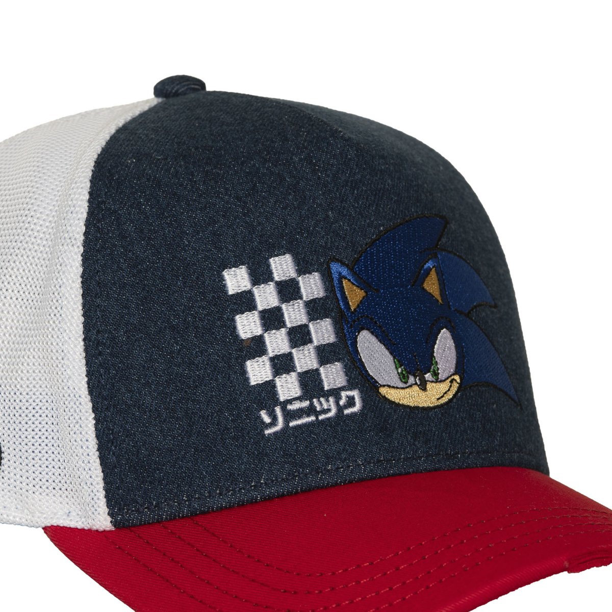 Casquette trucker SONIC bleu/blanc/rouge, CAPSLAB