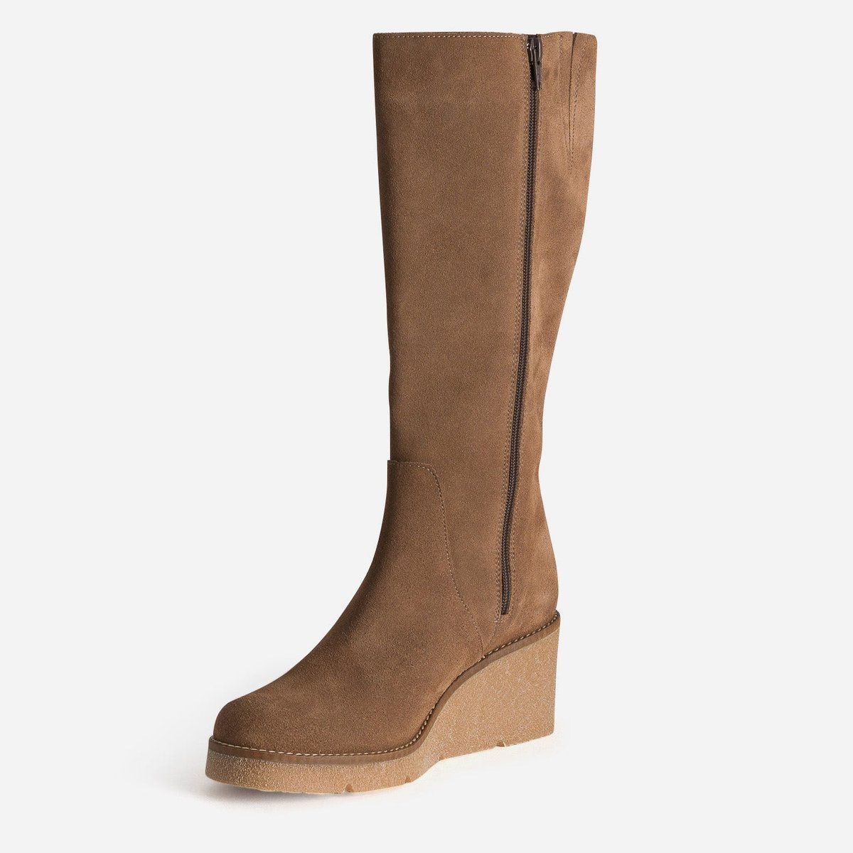 Botte À Talon en cuir MAYA taupe, ERAM