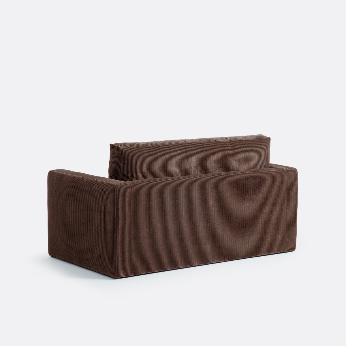 Sofá cama de 2 plazas, pana, Hani chocolate, LA REDOUTE INTERIEURS