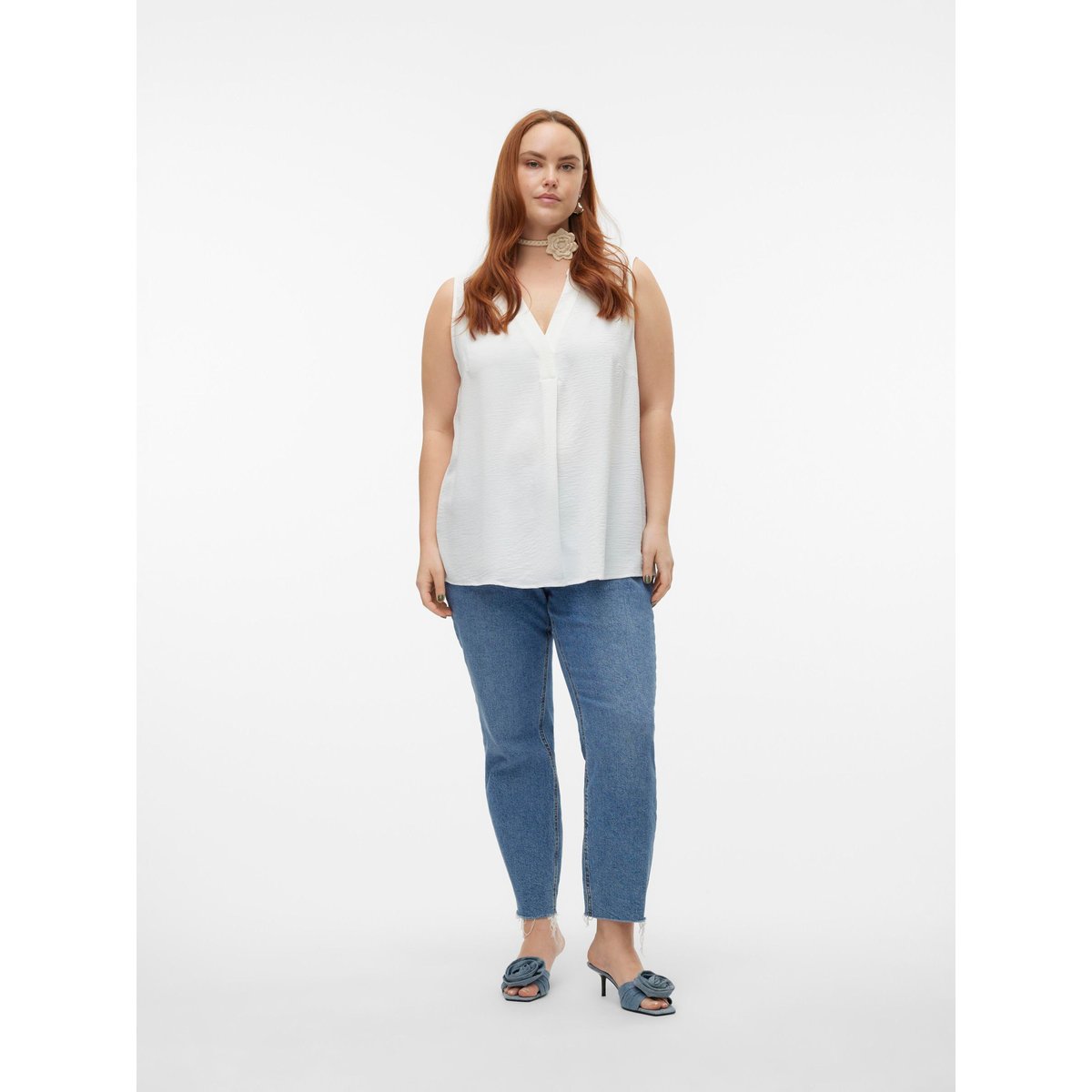 Top snow white, VERO MODA