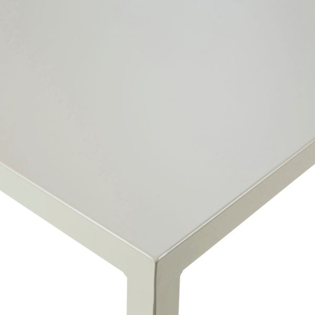 Table repas outdoor 160cm métal beige, ZAGO