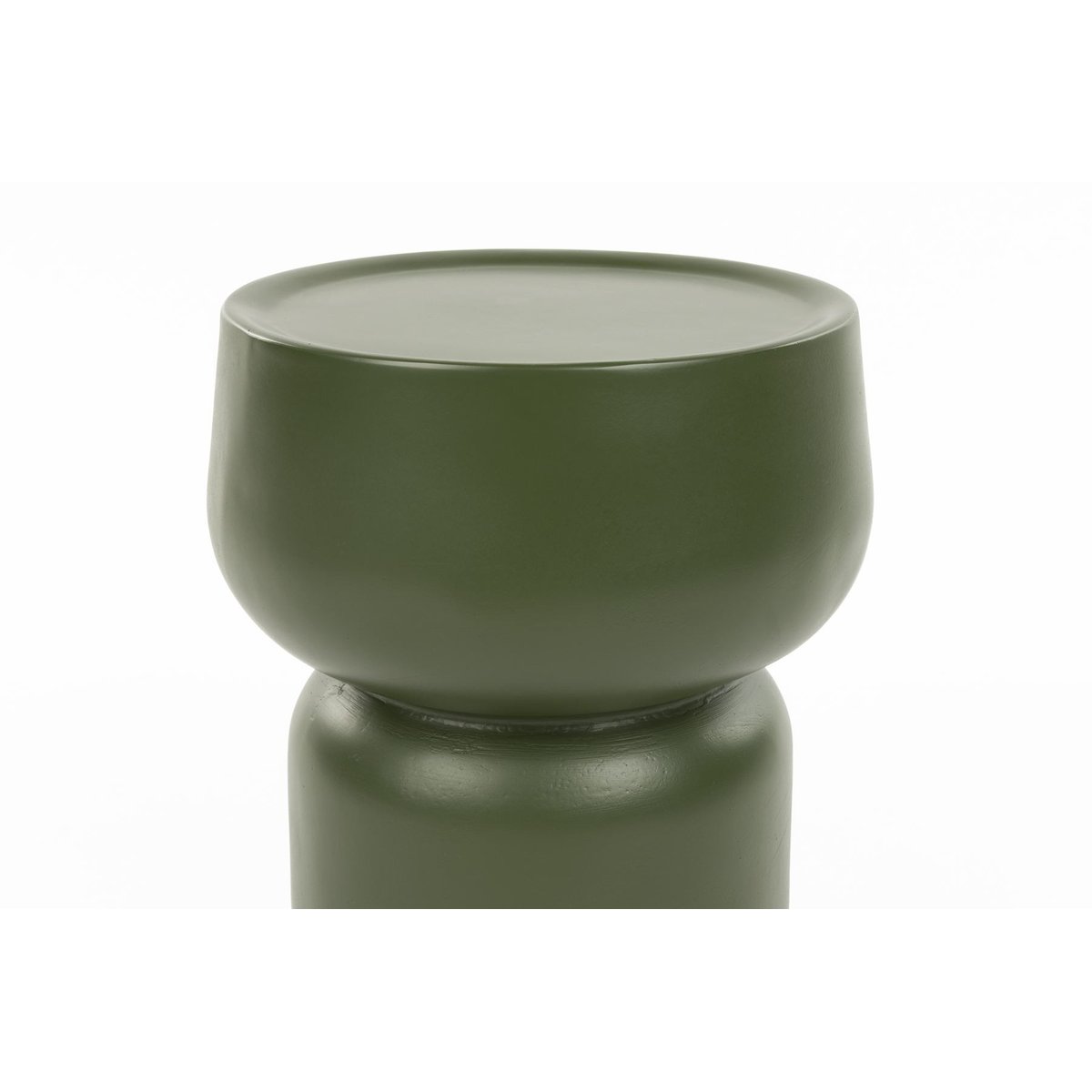Table d'appoint ronde en béton, L.30 vert, BOITE A DESIGN