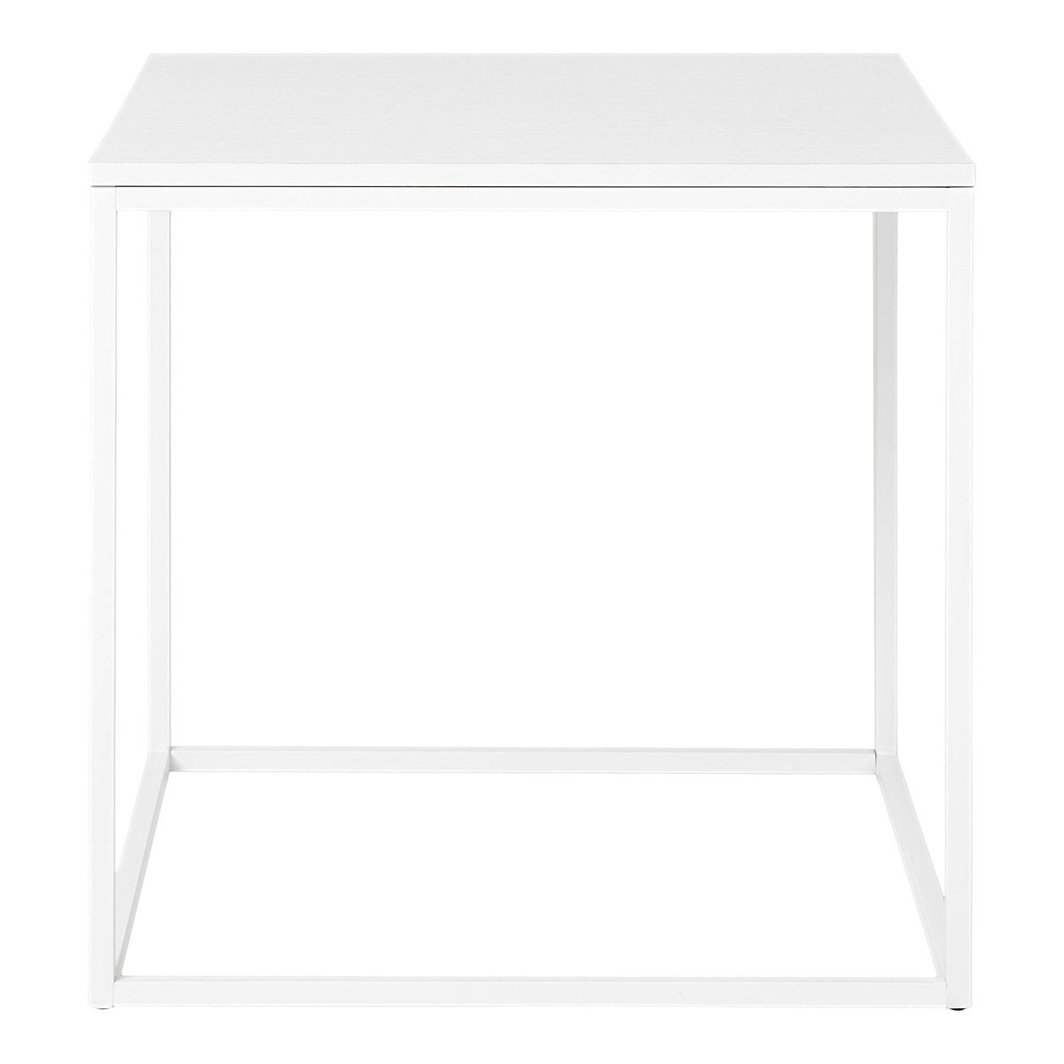Bout de canapé cube blanc VARDE blanc, PIER IMPORT