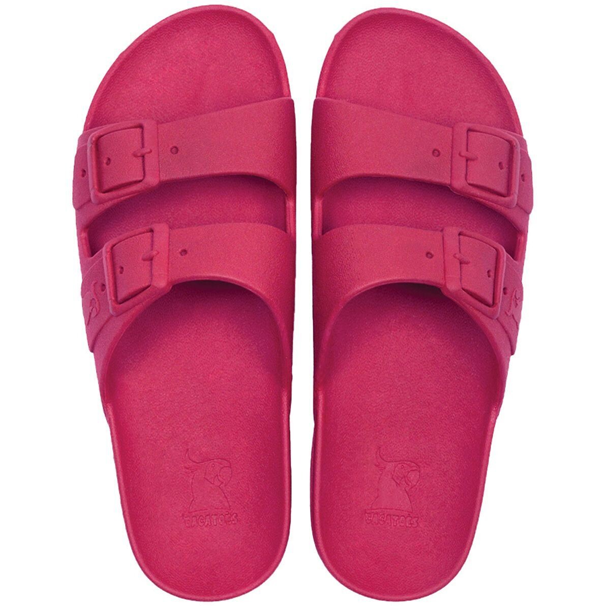 Rio De Janeiro Double-Strap Mules dark pink, CACATOES