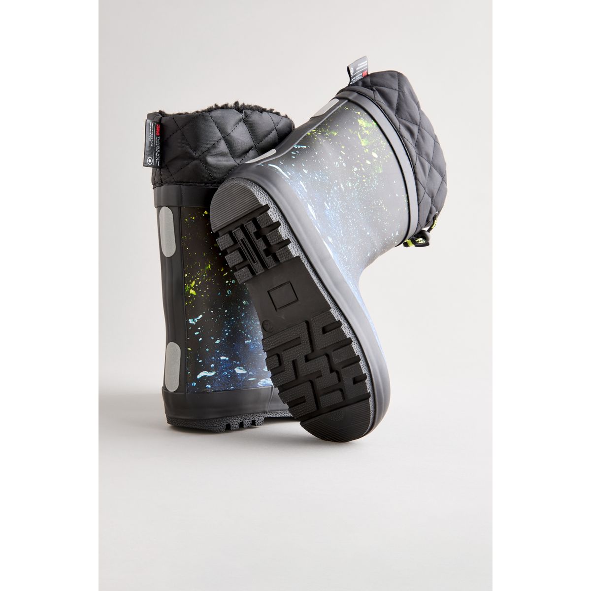 Bottes à revers coupe classique imprimé galaxie bleu, NEXT