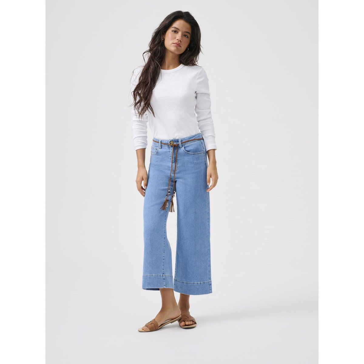 Jean À Jambe Large medium blue denim, ONLY