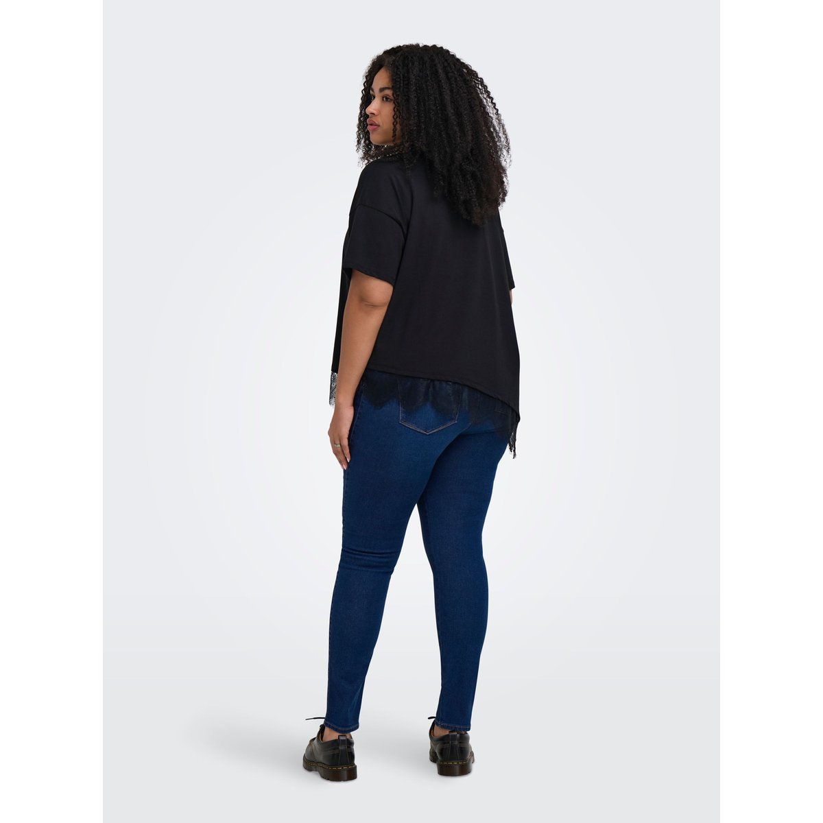 Jean Skinny dark blue denim, ONLY CARMAKOMA