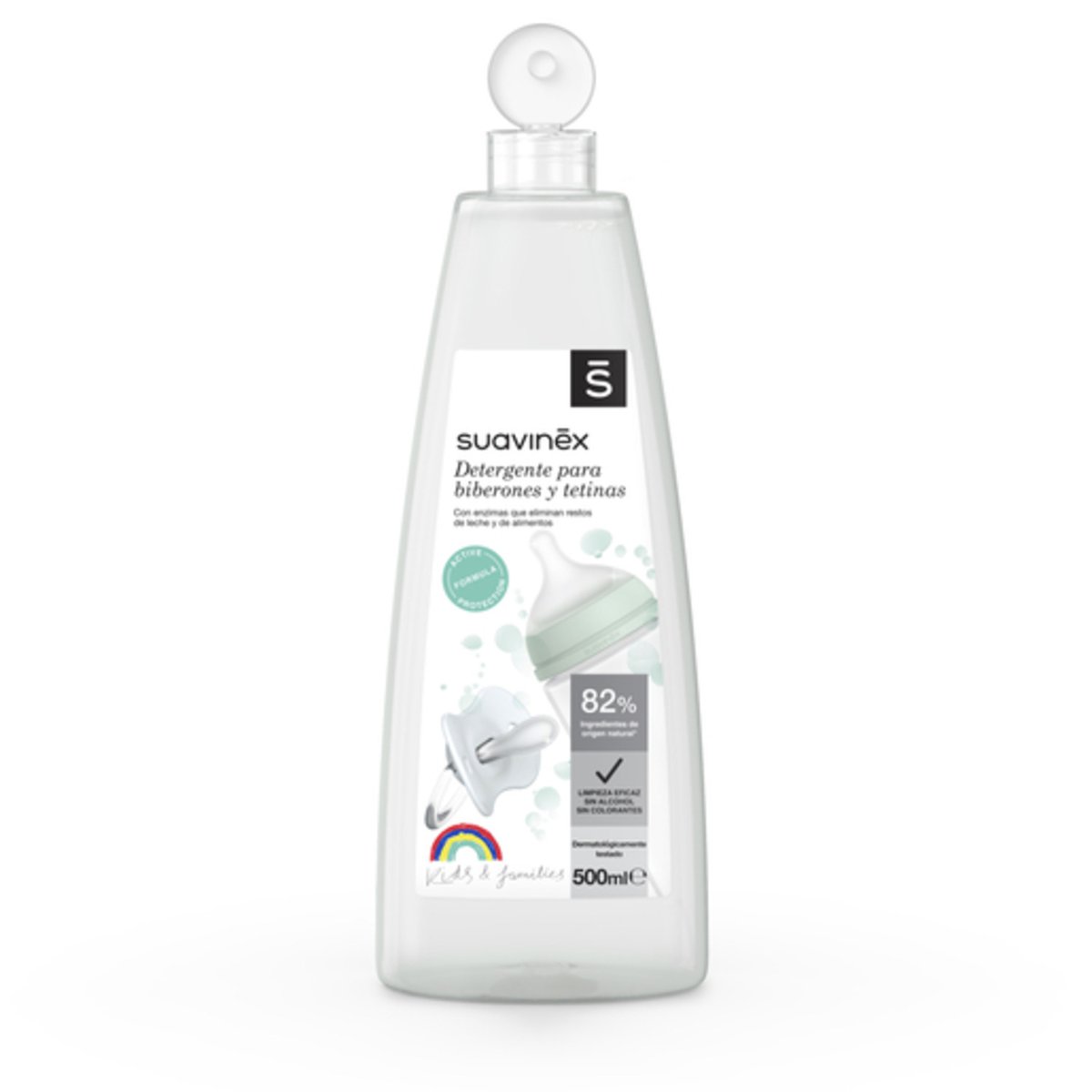Gel nettoyant spécial biberons et tétines transparent, SUAVINEX
