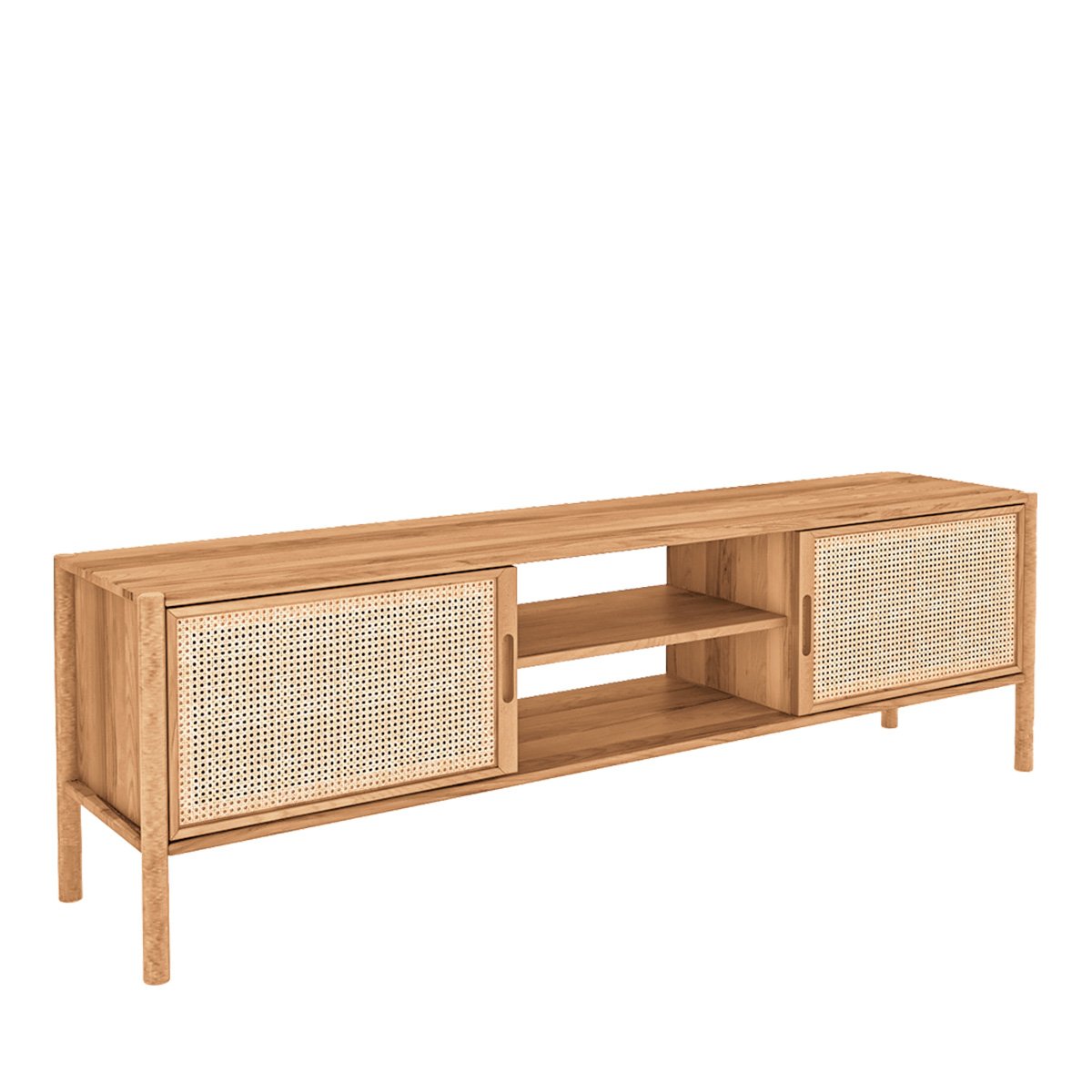 Meuble de télévision SOGNO marron, MAISON AUBERTIN