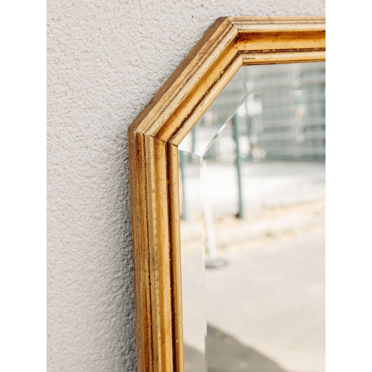 Grand miroir rectangulaire au cadre doré Georges N°1277 - Bon état miroir, DEBONGOUT