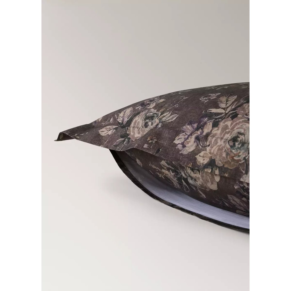 Taie d’oreiller 100 % coton 60x60 cm marron, MANGO HOME