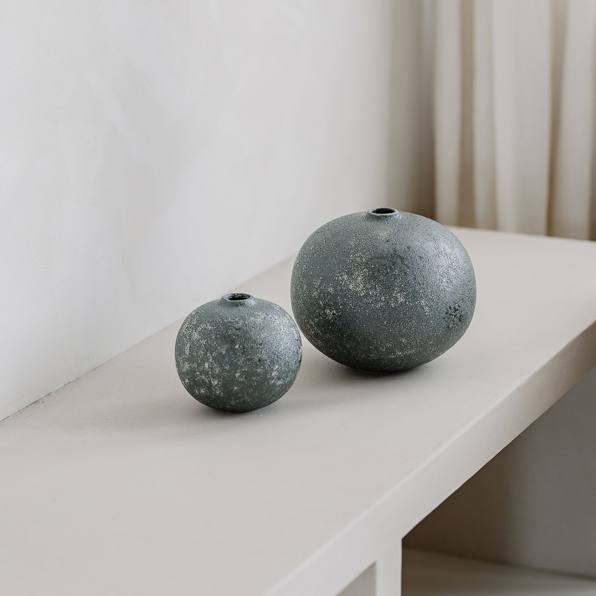 Vase RIVU vert, SP COLLECTION