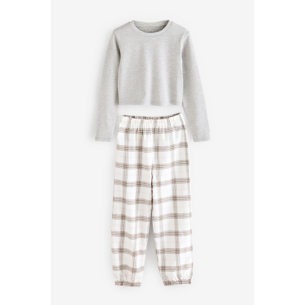 Short de pyjama tissé aux carreaux, lot 2 noir et blanc, NEXT