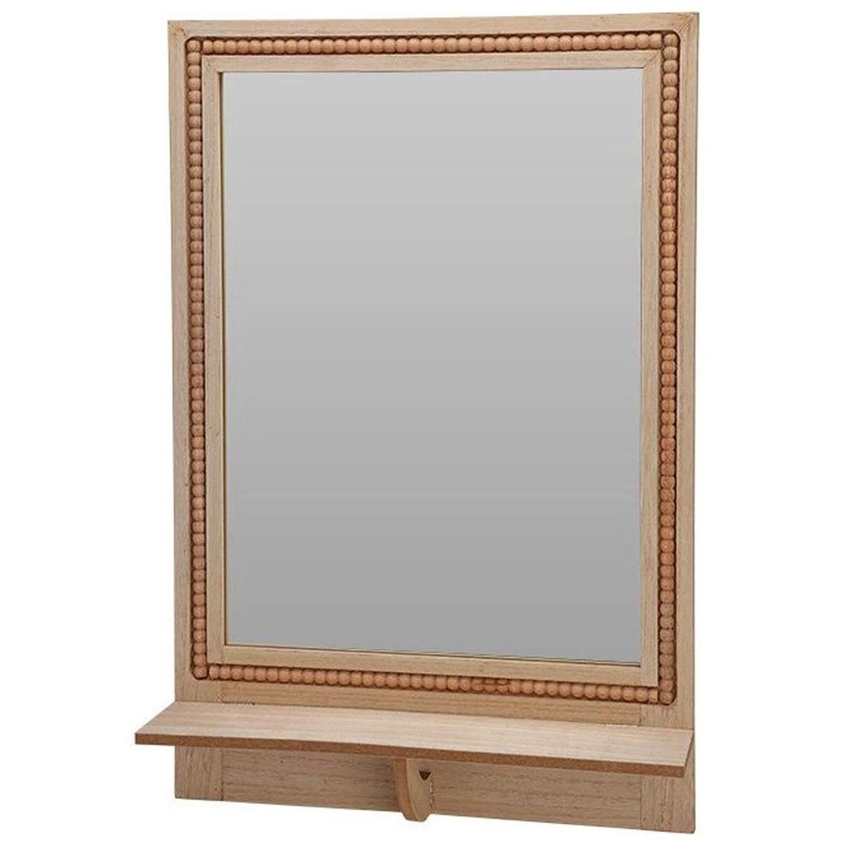 Miroir avec étagère 40x10x60cm bois, WADIGA