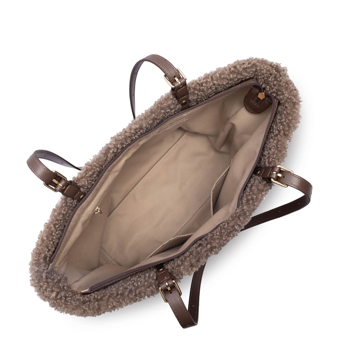 Sac cabas épaule MOUMOUTE marron, LANCASTER