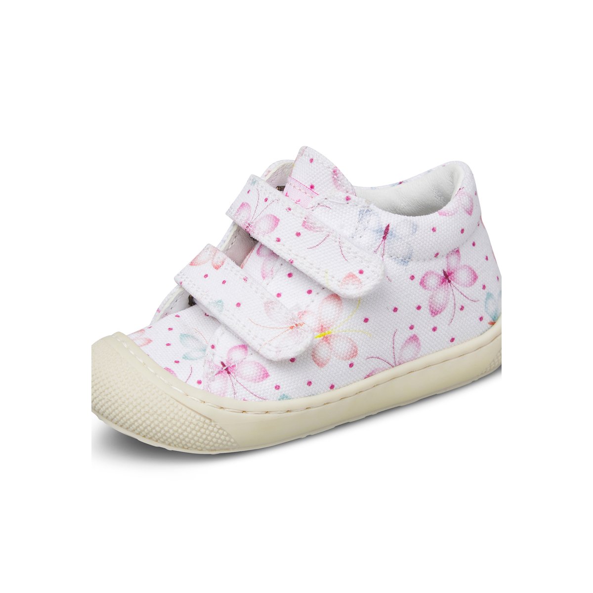 Chaussures premiers pas en tissu COCOON VL blanc-, NATURINO