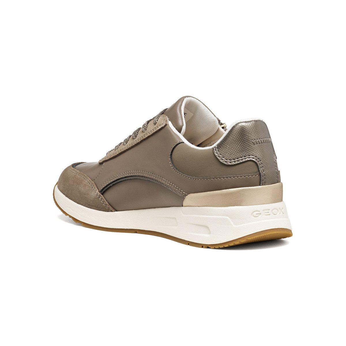 Baskets respirantes zippées, BULMYA taupe, GEOX