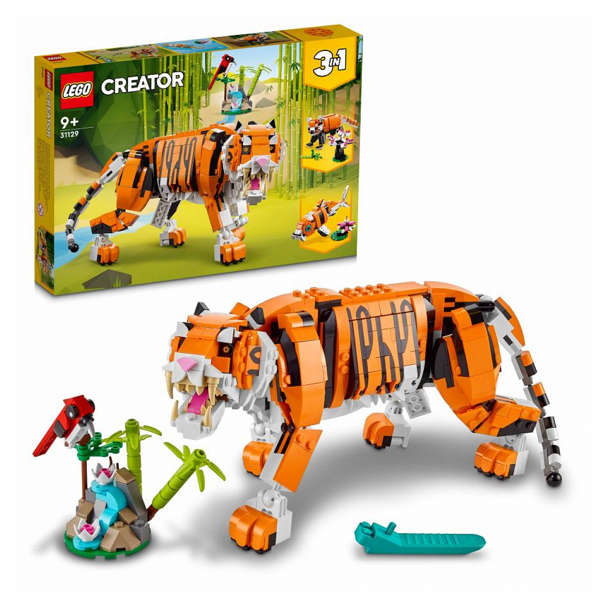 LEGO Creator - Construction du Tigre Majestueux 31129 multicolore, LEGO