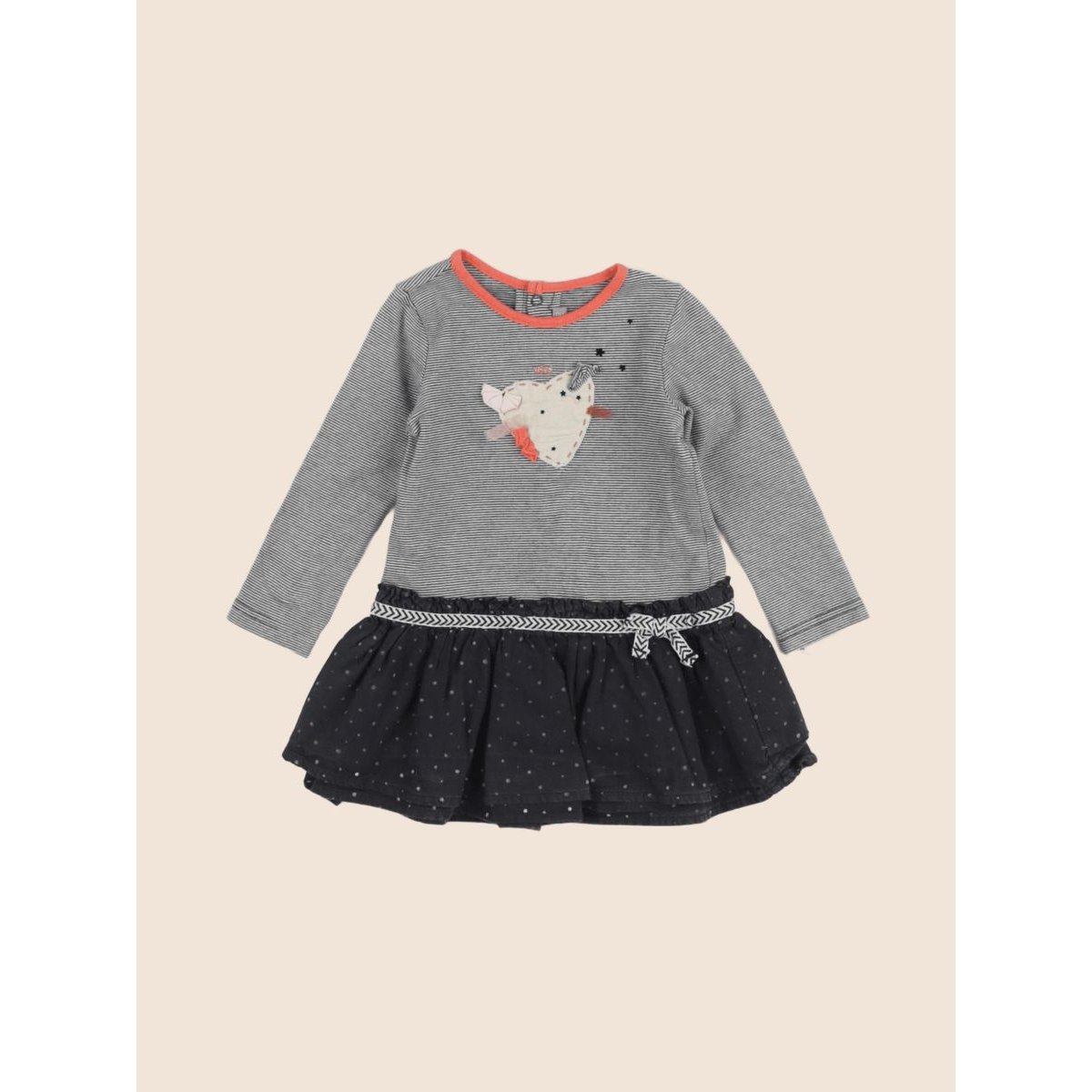Robe - Etat satisfaisant gris, CATIMINI